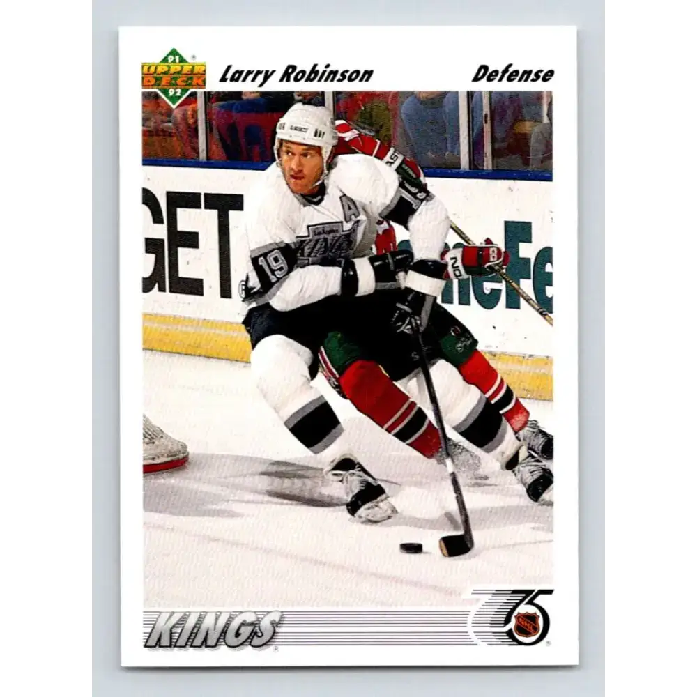 1991-92 Upper Deck #499 Larry Robinson NM-MT Los Angeles Kings Hockey Card - Hockey Card Single