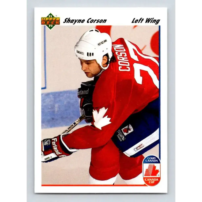 1991-92 Upper Deck #505 Shayne Corson NM-MT Montreal Canadiens Hockey Card - Hockey Card Single