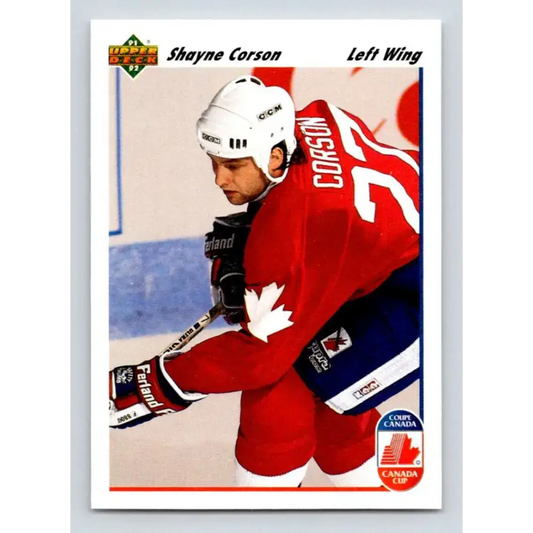 1991-92 Upper Deck #505 Shayne Corson NM-MT Montreal Canadiens Hockey Card - Hockey Card Single