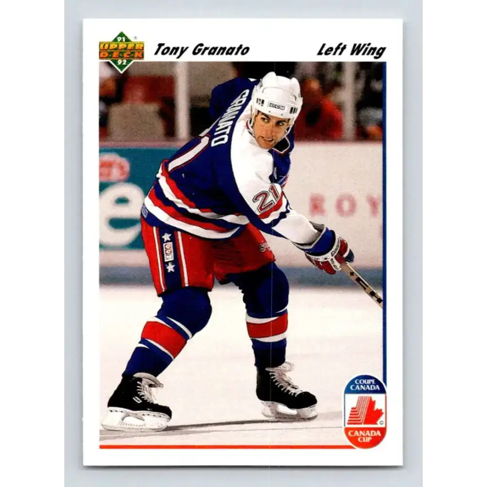 1991-92 Upper Deck #508 Tony Granato NM-MT Los Angeles Kings Hockey Card - Hockey Card Single