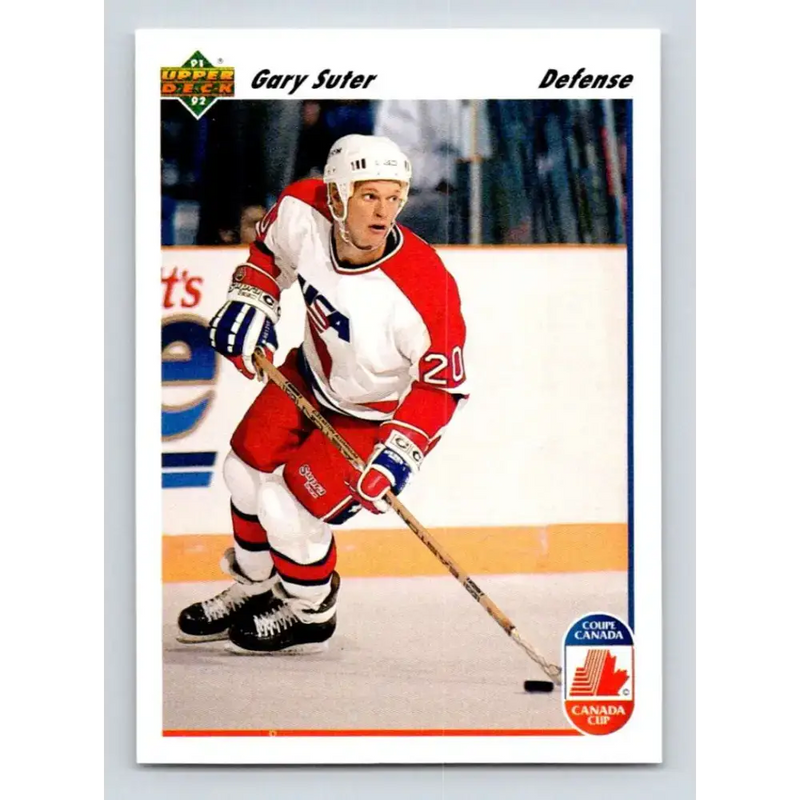 1991-92 Upper Deck #510 Gary Suter NM-MT Calgary Flames Hockey Card - Hockey Card Single