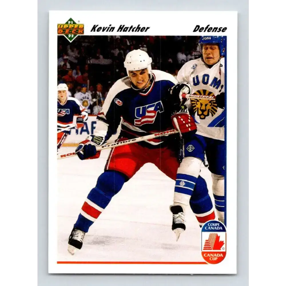 1991-92 Upper Deck #511 Kevin Hatcher NM-MT Washington Capitals Hockey Card - Hockey Card Single