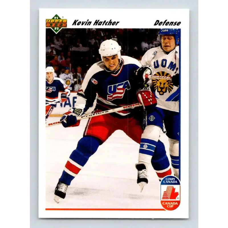 1991-92 Upper Deck #511 Kevin Hatcher NM-MT Washington Capitals Hockey Card - Hockey Card Single