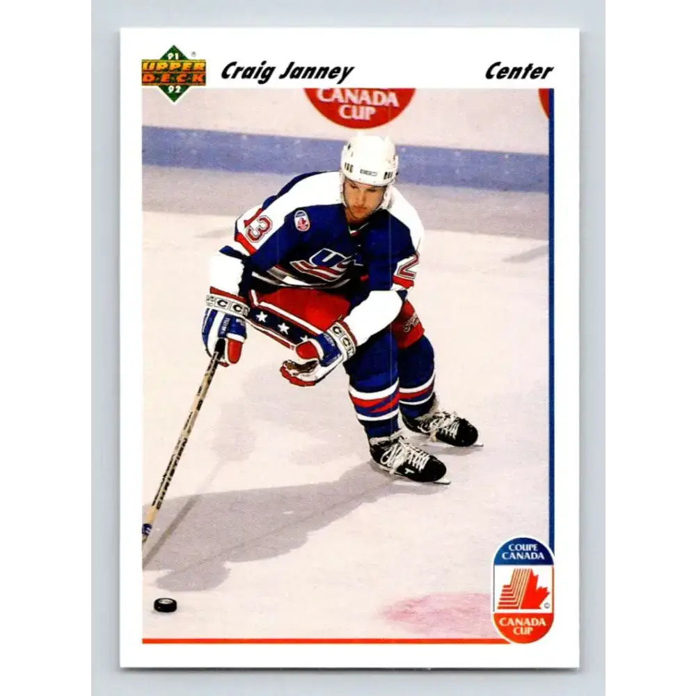 1991-92 Upper Deck #512 Craig Janney NM-MT Hockey Card - Hockey Card Single