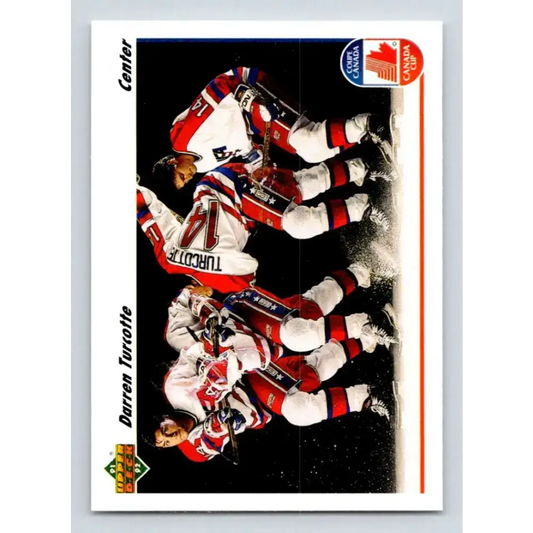 1991-92 Upper Deck #513 Darren Turcotte NM-MT New York Rangers Hockey Card - Hockey Card Single