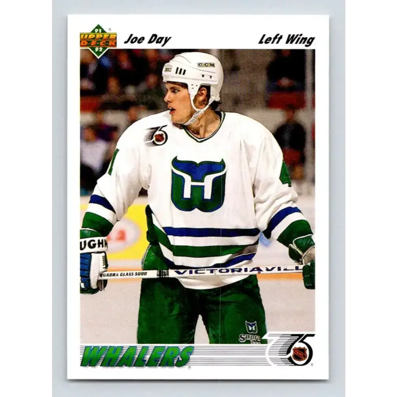 1991-92 Upper Deck #516 Joe Day NM-MT RC Rookie Hartford Whalers Hockey Card