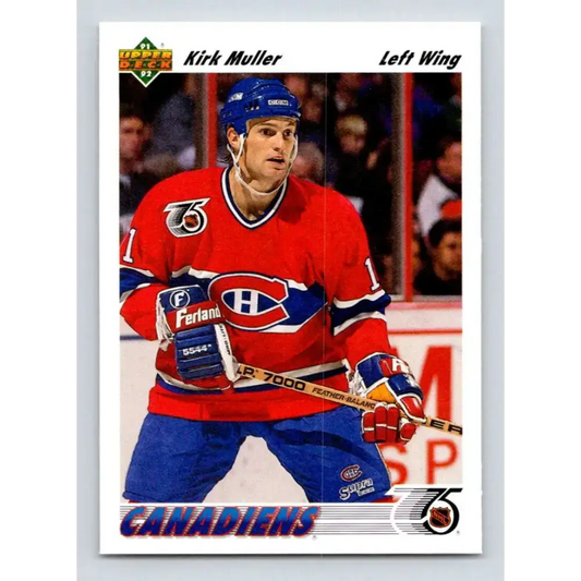1991-92 Upper Deck #519 Kirk Muller NM-MT Montreal Canadiens Hockey Card - Hockey Card Single