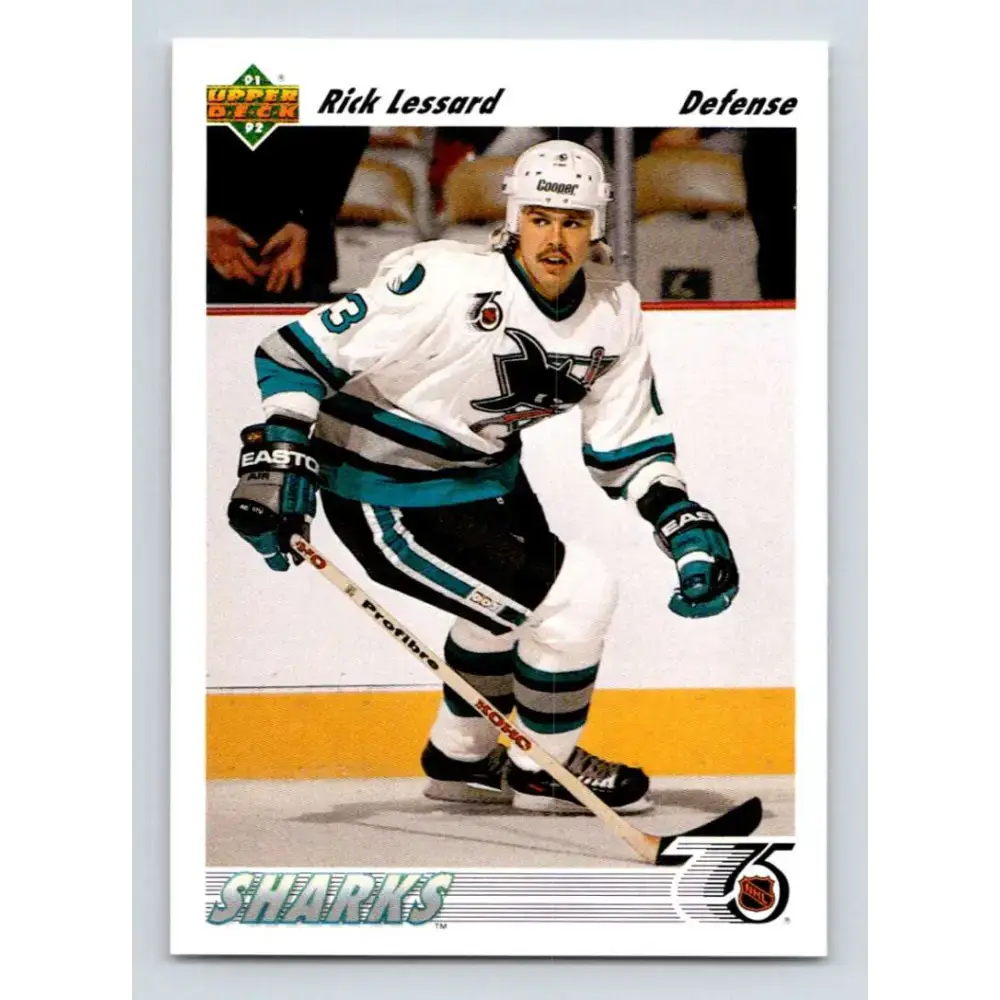1991-92 Upper Deck #520 Rick Lessard NM-MT San Jose Sharks Hockey Card - Hockey Card Single