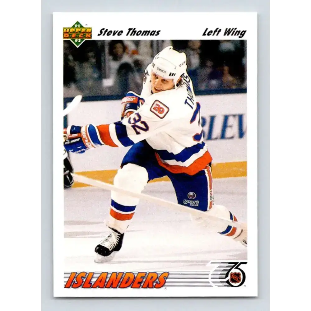 1991-92 Upper Deck #534 Steve Thomas NM-MT New York Islanders Hockey Card - Hockey Card Single