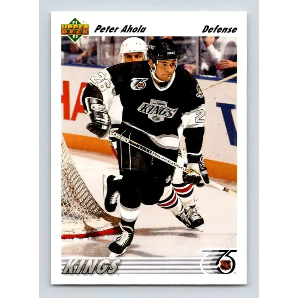 1991-92 Upper Deck #543 Peter Ahola NM-MT RC Rookie Los Angeles Kings Hockey Card - Hockey Card Single