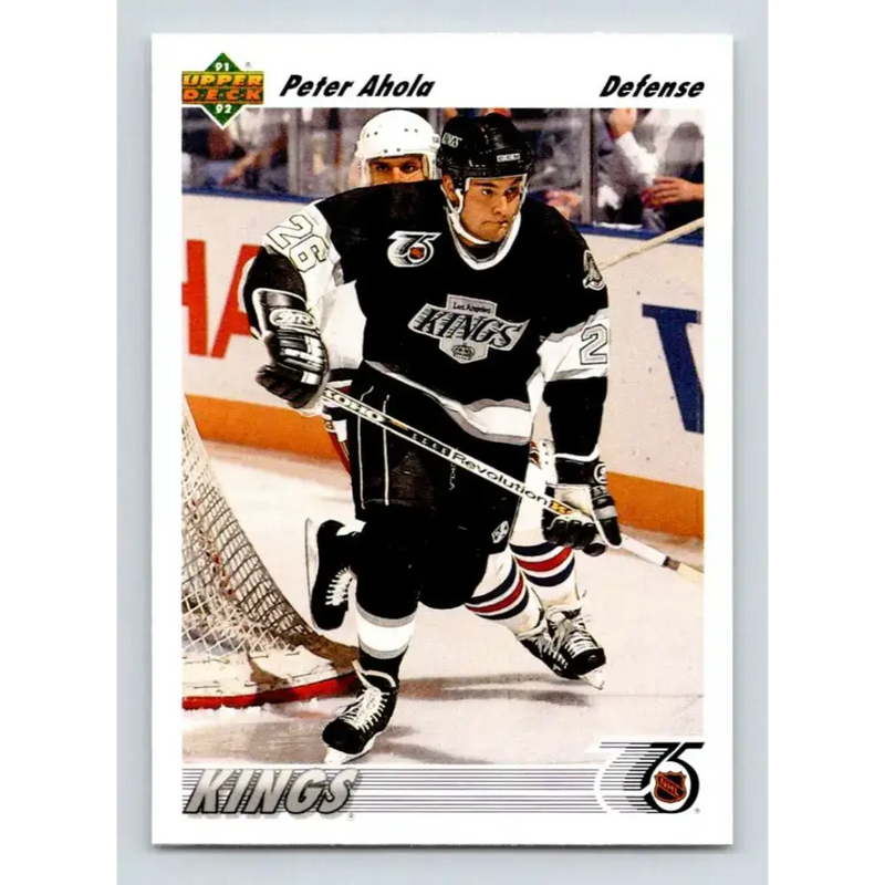 1991-92 Upper Deck #543 Peter Ahola NM-MT RC Rookie Los Angeles Kings Hockey Card - Hockey Card Single