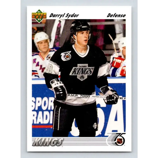 1991-92 Upper Deck #549 Darryl Sydor NM-MT Los Angeles Kings Hockey Card - Hockey Card Single