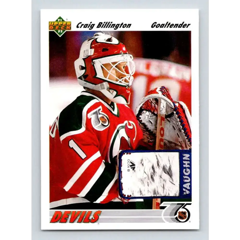 1991-92 Upper Deck #559 Craig Billington NM-MT RC Rookie New Jersey Devils Hockey Card - Hockey Card Single