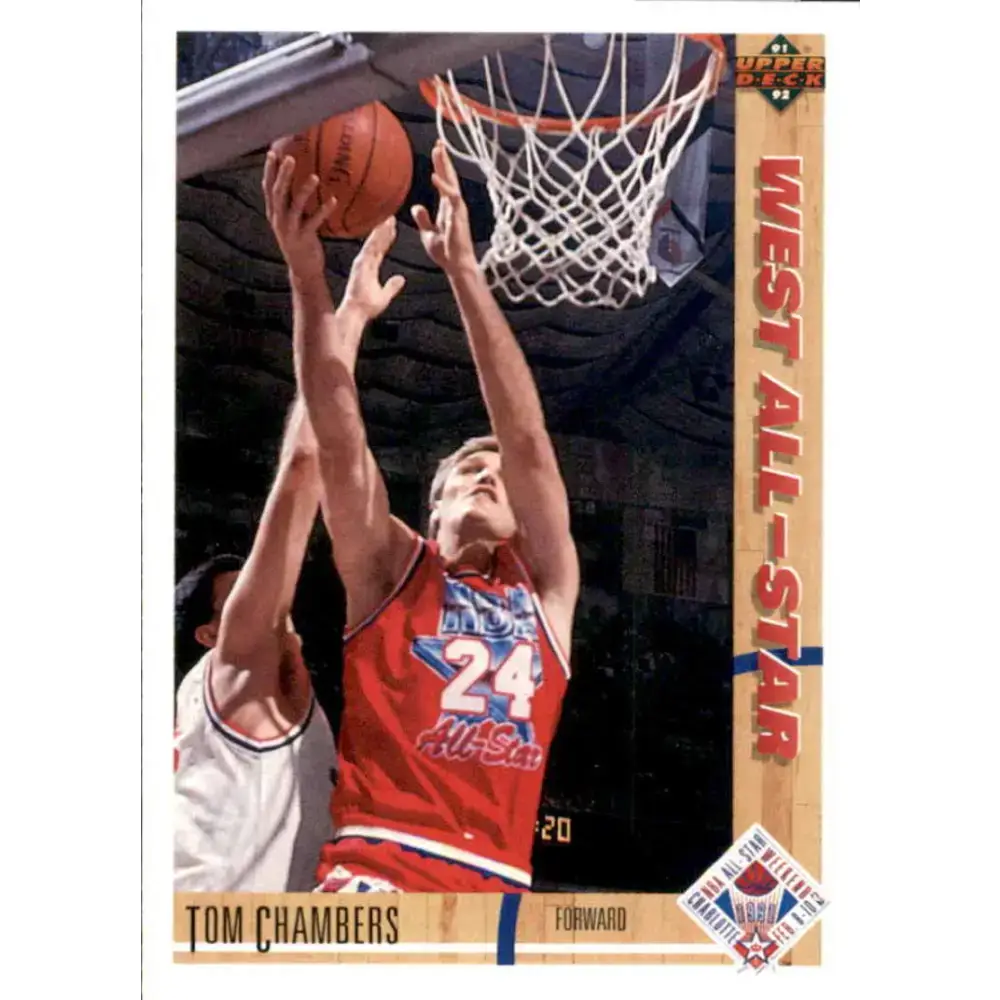 1991-92 Upper Deck #56 Tom Chambers AS NM-MT Phoenix Suns Basketball Card - Basketball Card Single