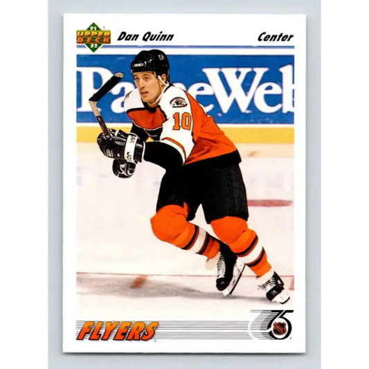 1991-92 Upper Deck #563 Dan Quinn NM-MT Philadelphia Flyers Hockey Card - Hockey Card Single