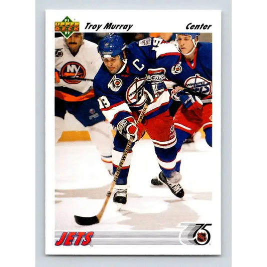 1991-92 Upper Deck #565 Troy Murray NM-MT Winnipeg Jets Hockey Card