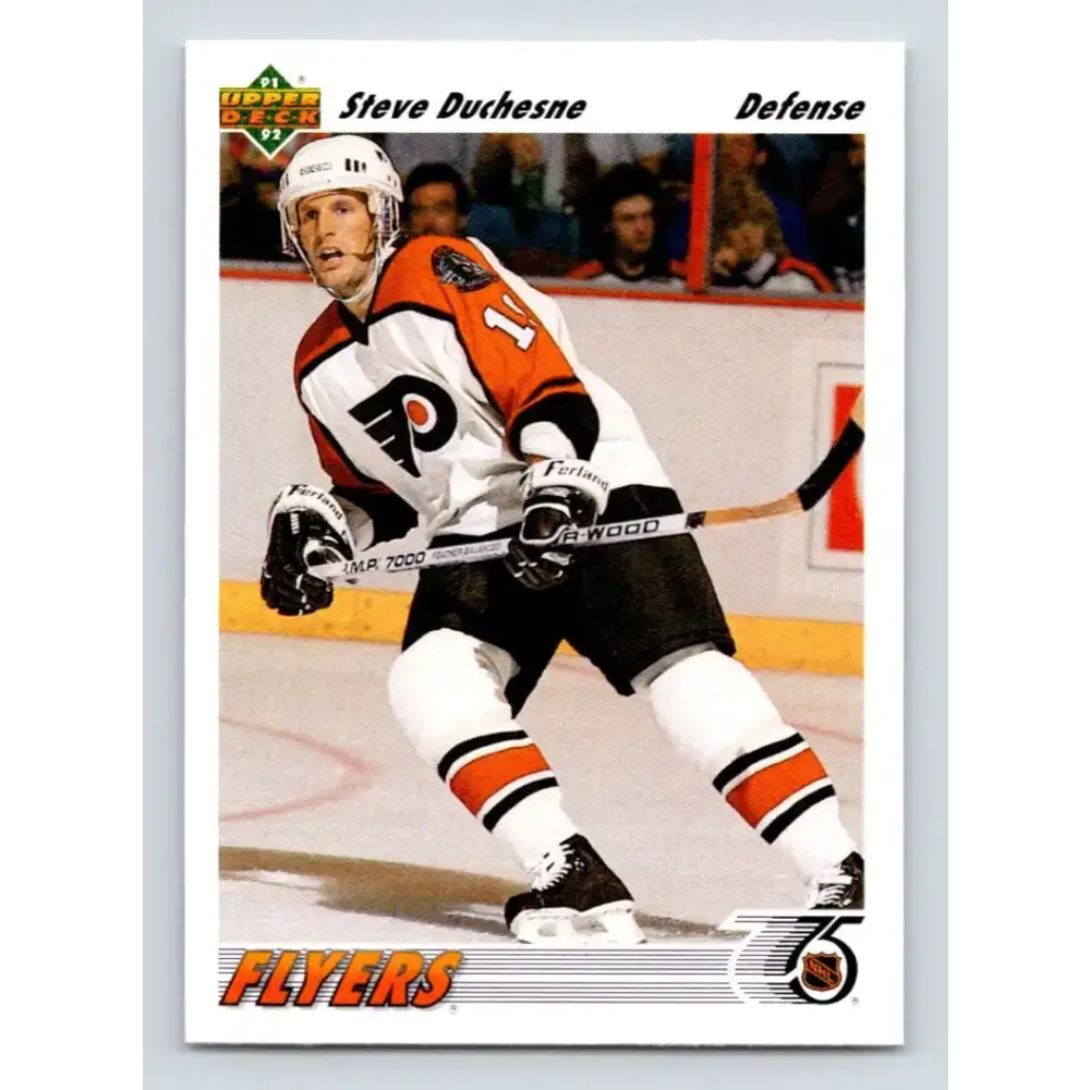 1991-92 Upper Deck #570 Steve Duchesne NM-MT Philadelphia Flyers Hockey Card - Hockey Card Single
