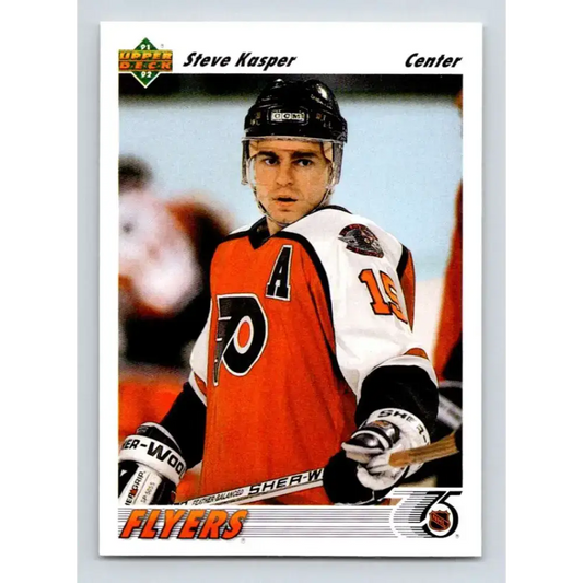 1991-92 Upper Deck #576 Steve Kasper NM-MT Philadelphia Flyers Hockey Card - Hockey Card Single