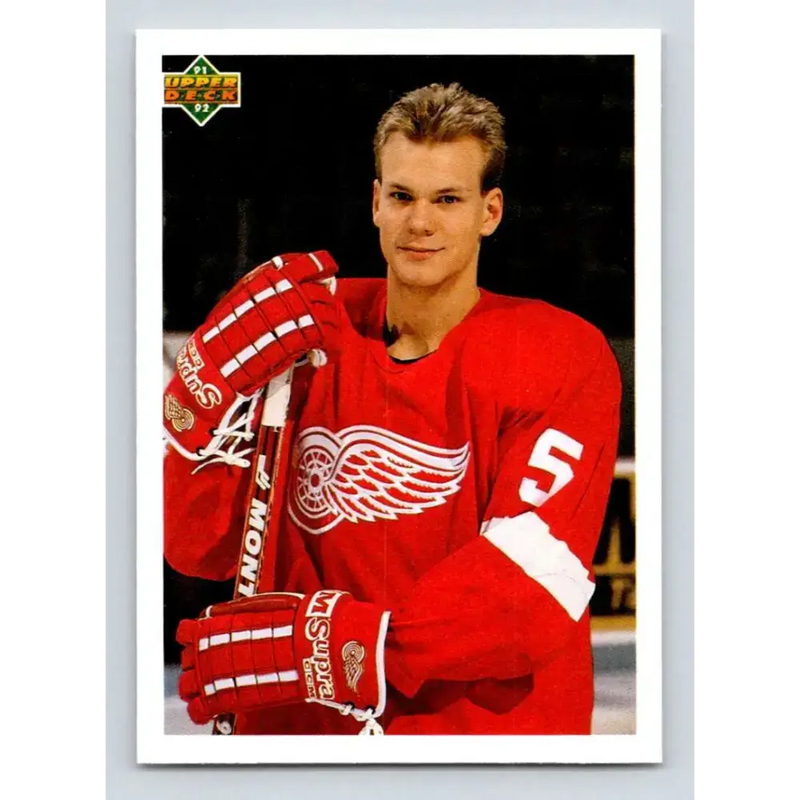 1991-92 Upper Deck #584 Nicklas Lidstrom NM-MT Detroit Red Wings Hockey Card - Hockey Card Single