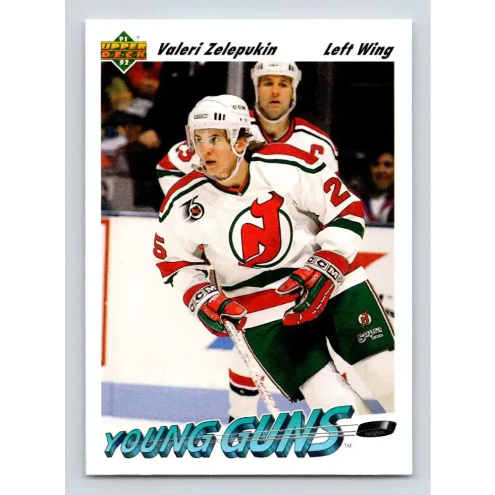 1991-92 Upper Deck #589 Valeri Zelepukin NM-MT RC Rookie New Jersey Devils Hockey Card - Hockey Card Single
