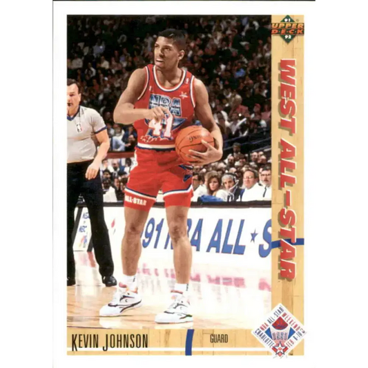 1991-92 Upper Deck #59 Kevin Johnson AS NM-MT Phoenix Suns Basketball Card - Basketball Card Single