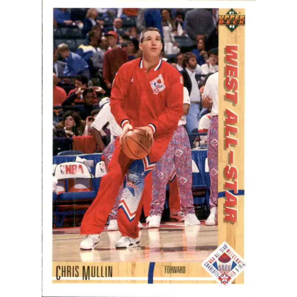1991-92 Upper Deck #60 Chris Mullin AS NM-MT Golden State Warriors Basketball Card - Basketball Card Single