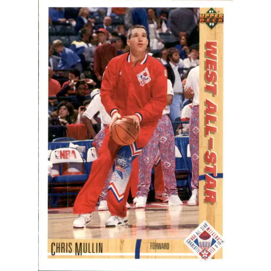 1991-92 Upper Deck #60 Chris Mullin AS NM-MT Golden State Warriors Basketball Card - Basketball Card Single