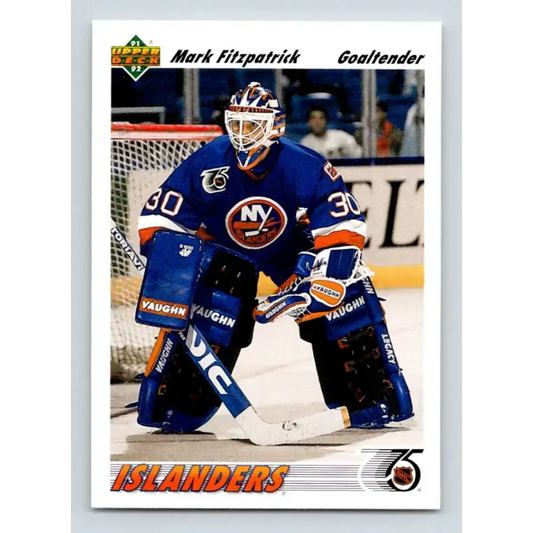 1991-92 Upper Deck #602 Mark Fitzpatrick NM-MT New York Islanders Hockey Card