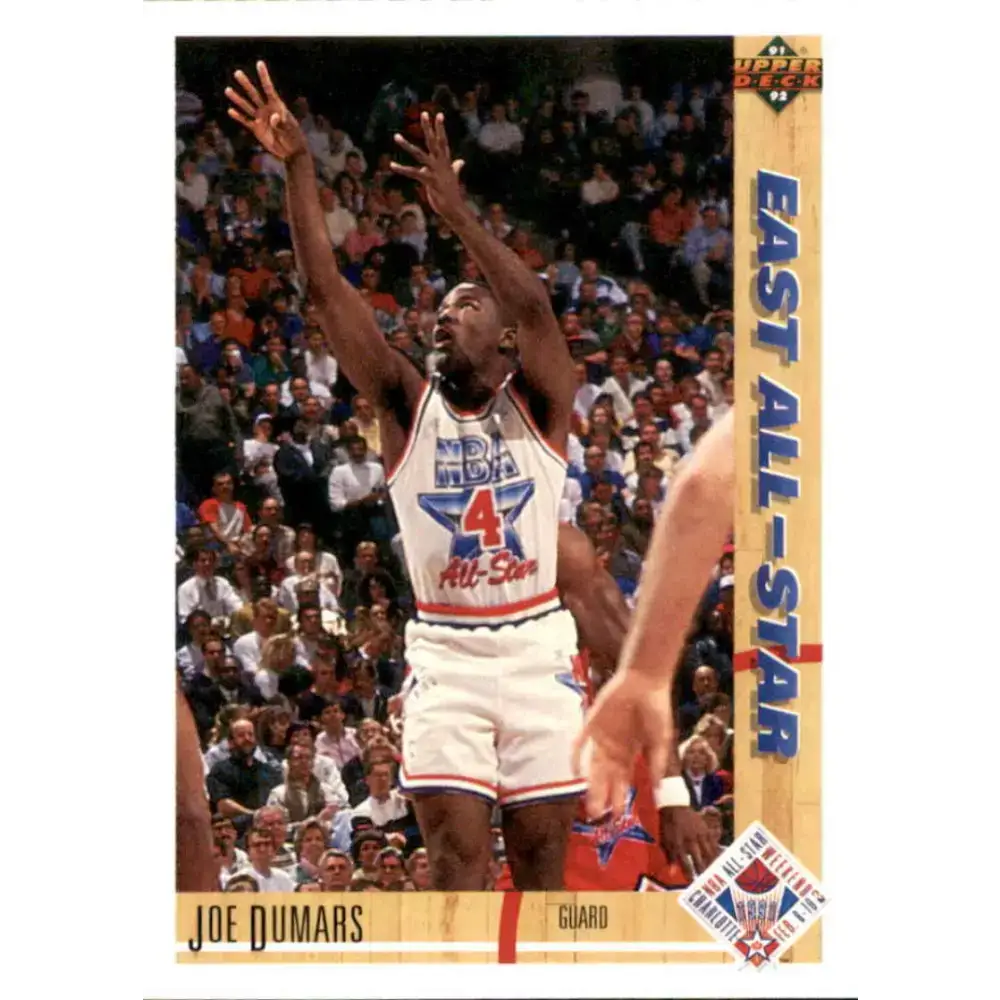 1991-92 Upper Deck #61 Joe Dumars AS NM-MT Detroit Pistons Basketball Card - Basketball Card Single