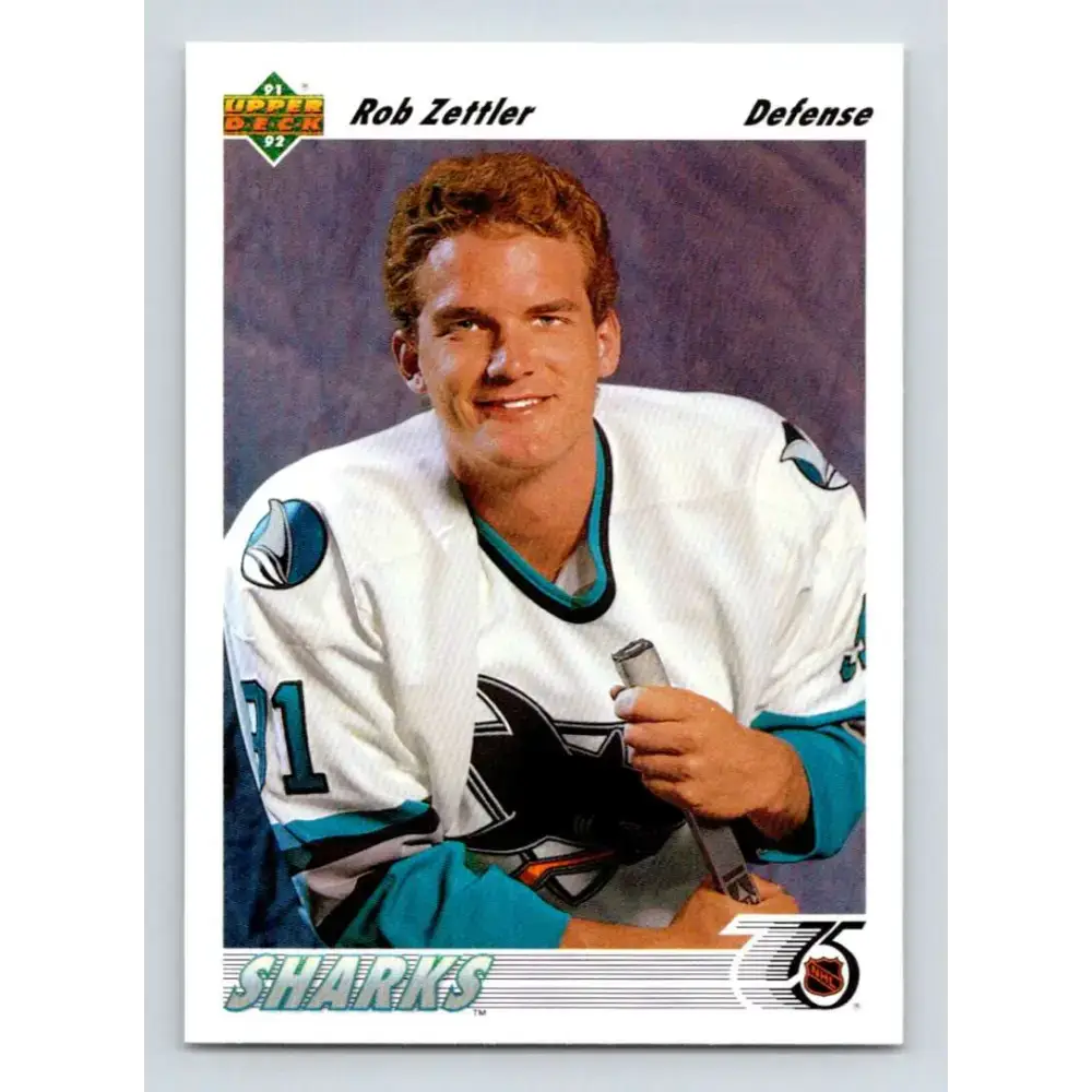 1991-92 Upper Deck #61 Rob Zettler NM-MT Hockey Card - Hockey Card Single