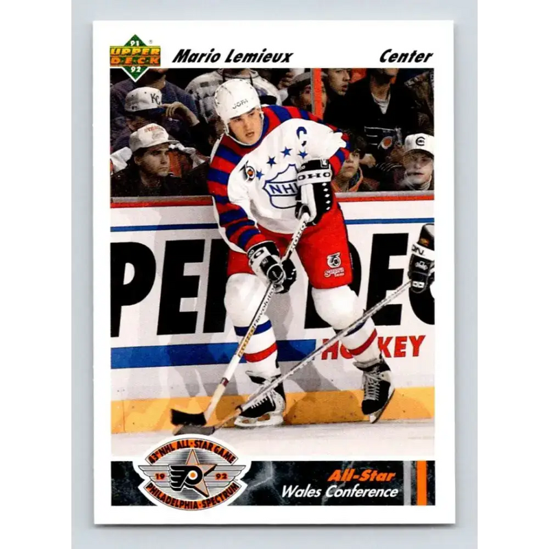 1991-92 Upper Deck #611 Mario Lemieux NM-MT Pittsburgh Penguins Hockey Card