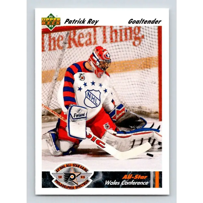 1991-92 Upper Deck #614 Patrick Roy NM-MT Montreal Canadiens Hockey Card - Hockey Card Single