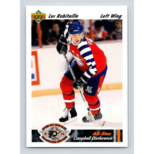 1991-92 Upper Deck #623 Luc Robitaille NM-MT Los Angeles Kings Hockey Card
