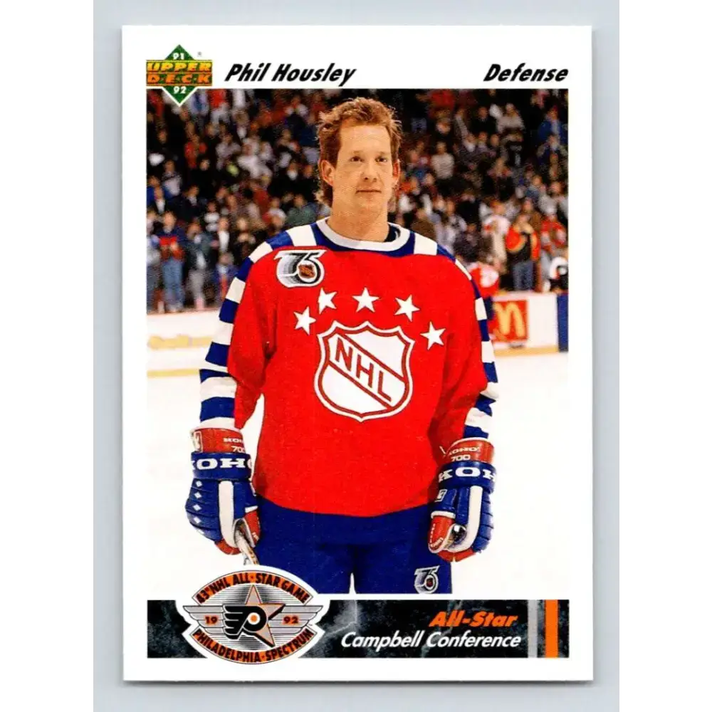 1991-92 Upper Deck #624 Phil Housley NM-MT Winnipeg Jets Hockey Card - Hockey Card Single