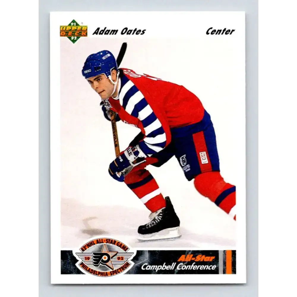 1991-92 Upper Deck #627 Adam Oates NM-MT St. Louis Blues Hockey Card - Hockey Card Single