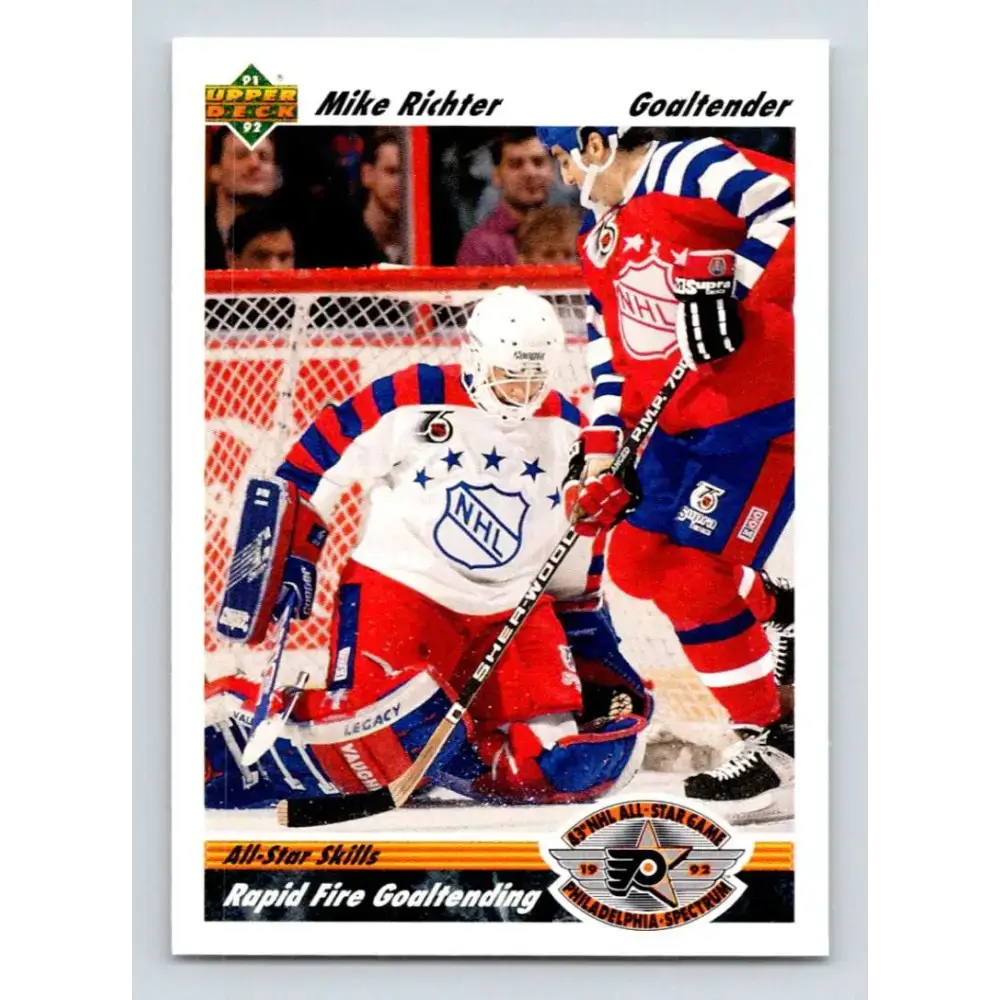 1991-92 Upper Deck #634 Mike Richter NM-MT New York Rangers Hockey Card - Hockey Card Single