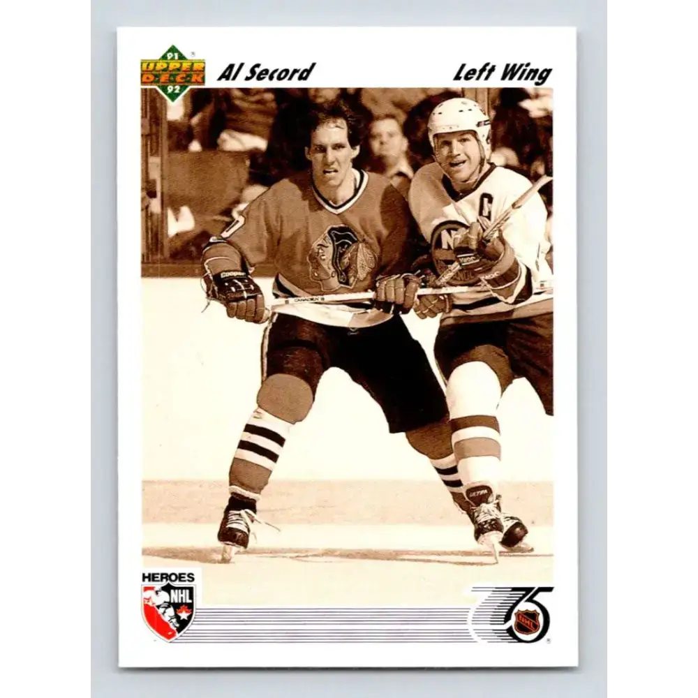 1991-92 Upper Deck #635 Al Secord NM-MT Hockey Card - Hockey Card Single