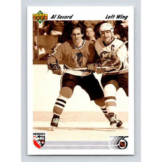 1991-92 Upper Deck #635 Al Secord NM-MT Hockey Card