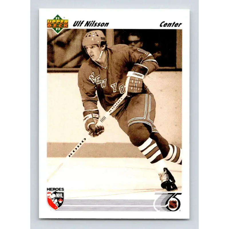 1991-92 Upper Deck #643 Ulf Nilsson NM-MT Hockey Card - Hockey Card Single