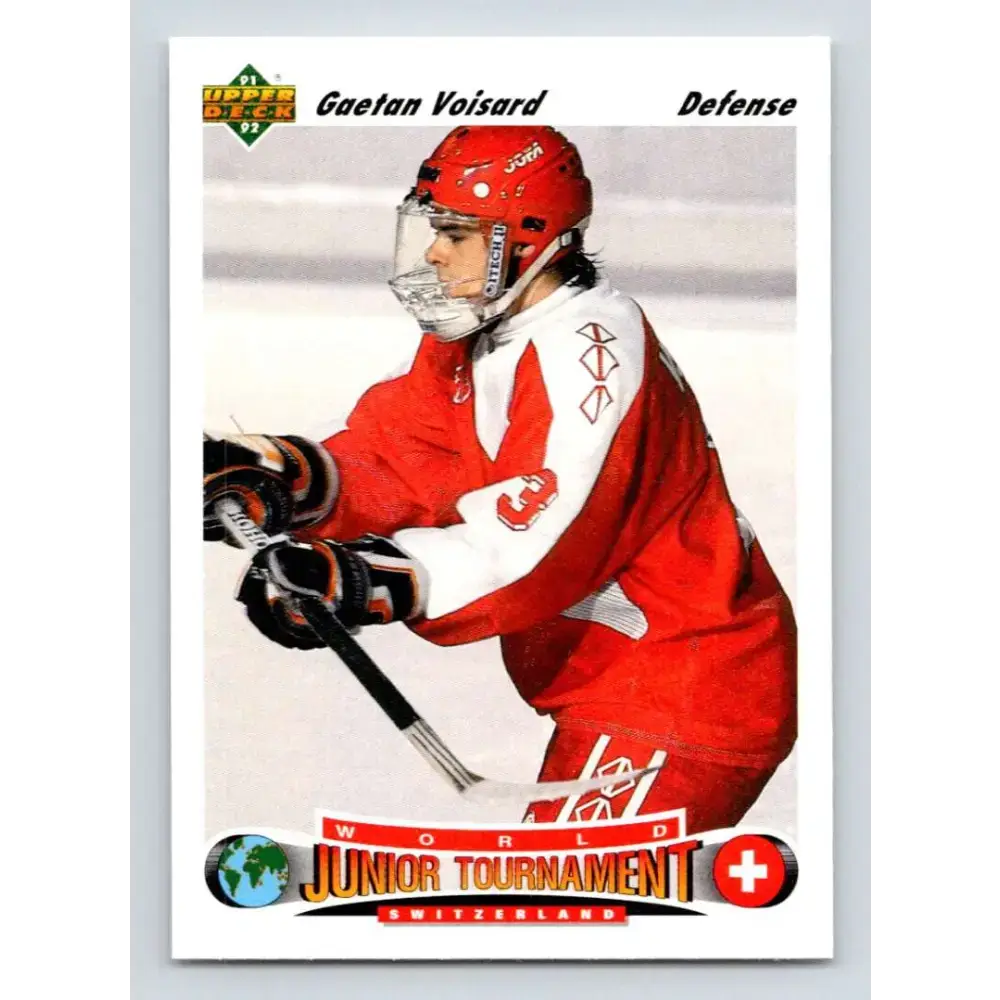 1991-92 Upper Deck #664 Gaetan Voisard NM-MT RC Rookie Hockey Card - Hockey Card Single