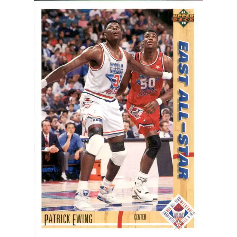 1991-92 Upper Deck #68 Patrick Ewing AS NM-MT New York Knicks Basketball Card - Basketball Card Single