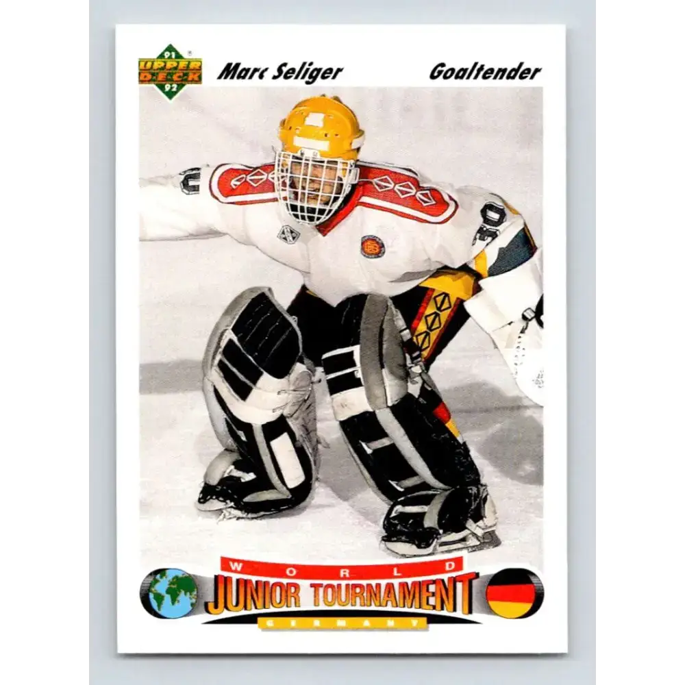 1991-92 Upper Deck #683 Marc Seliger NM-MT RC Rookie Hockey Card - Hockey Card Single