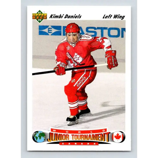 1991-92 Upper Deck #687 Kimbi Daniels NM-MT RC Rookie Philadelphia Flyers Hockey Card - Hockey Card Single