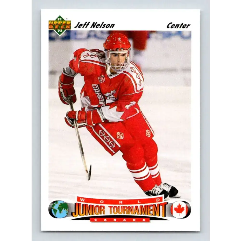 1991-92 Upper Deck #689 Jeff Nelson NM-MT RC Rookie Hockey Card