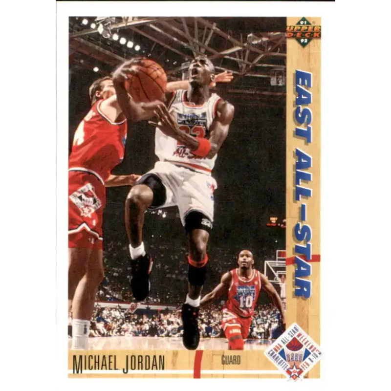 1991-92 Upper Deck #69 Michael Jordan AS NM-MT Chicago Bulls Basketball Card - Basketball Card Single