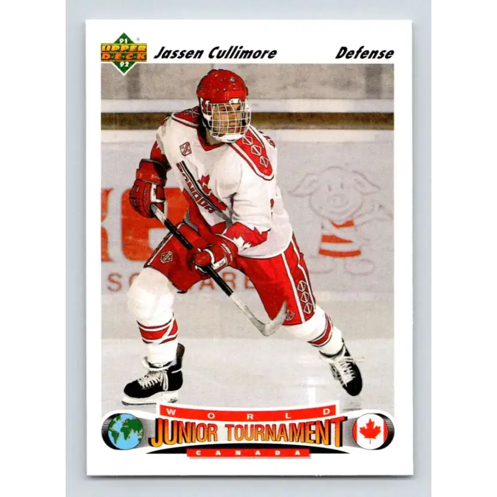 1991-92 Upper Deck #690 Jassen Cullimore NM-MT RC Rookie Hockey Card - Hockey Card Single
