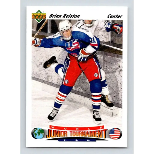 1991-92 Upper Deck #699 Brian Rolston NM-MT RC Rookie Hockey Card