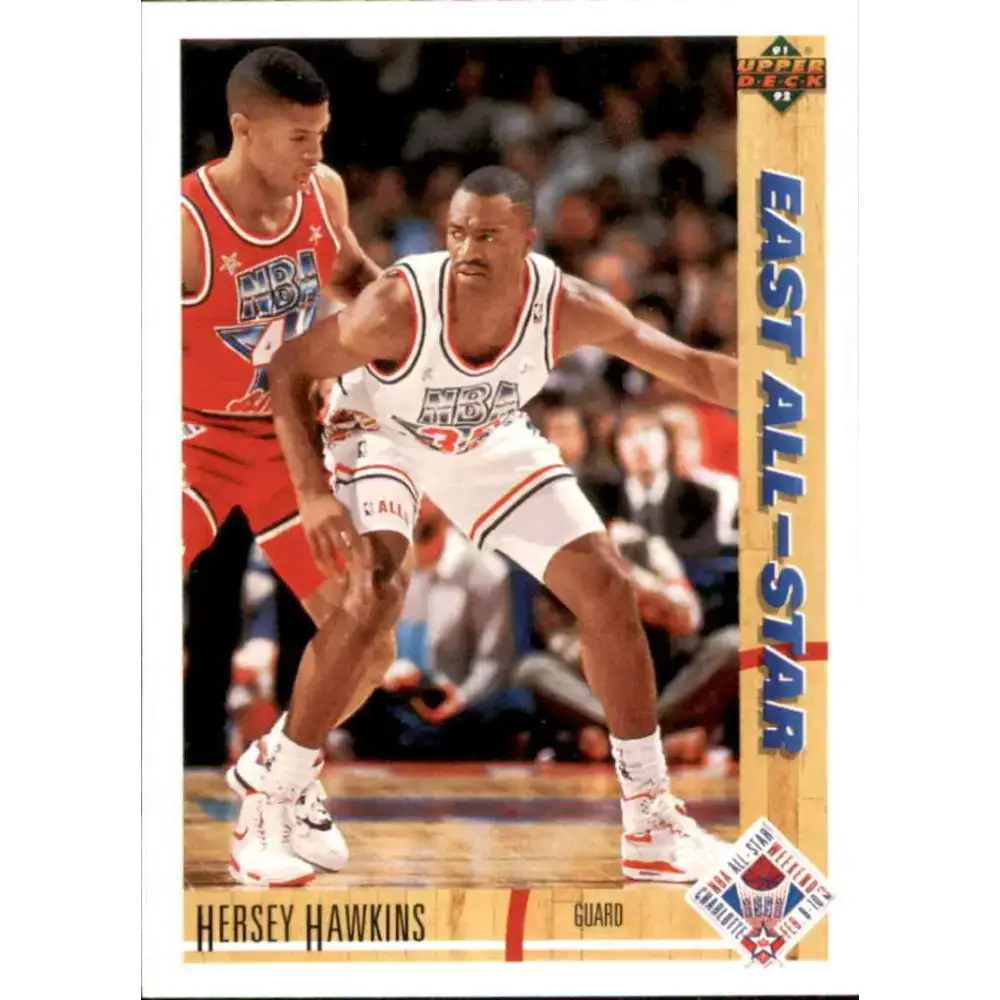 1991-92 Upper Deck #71 Hersey Hawkins AS NM-MT Philadelphia 76ers Basketball Card - Basketball Card Single