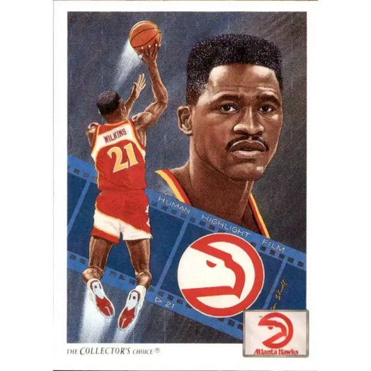 1991-92 Upper Deck #79 Dominique Wilkins TC NM-MT Atlanta Hawks Basketball Card - Basketball Card Single