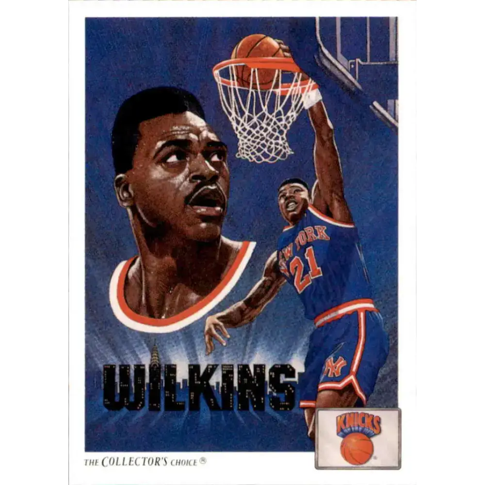 1991-92 Upper Deck #84 Gerald Wilkins TC NM-MT New York Knicks Basketball Card - Basketball Card Single